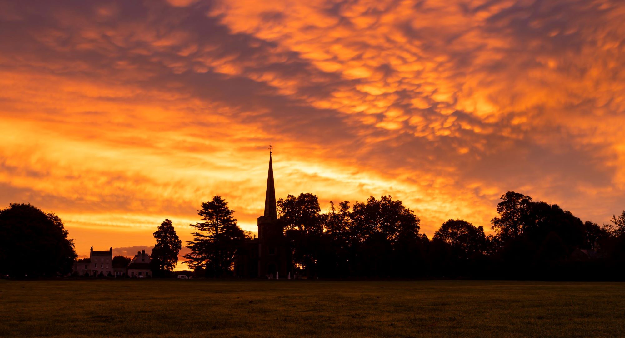 Mark Cole, Frenchay WINNER Frenchay Church with sunset