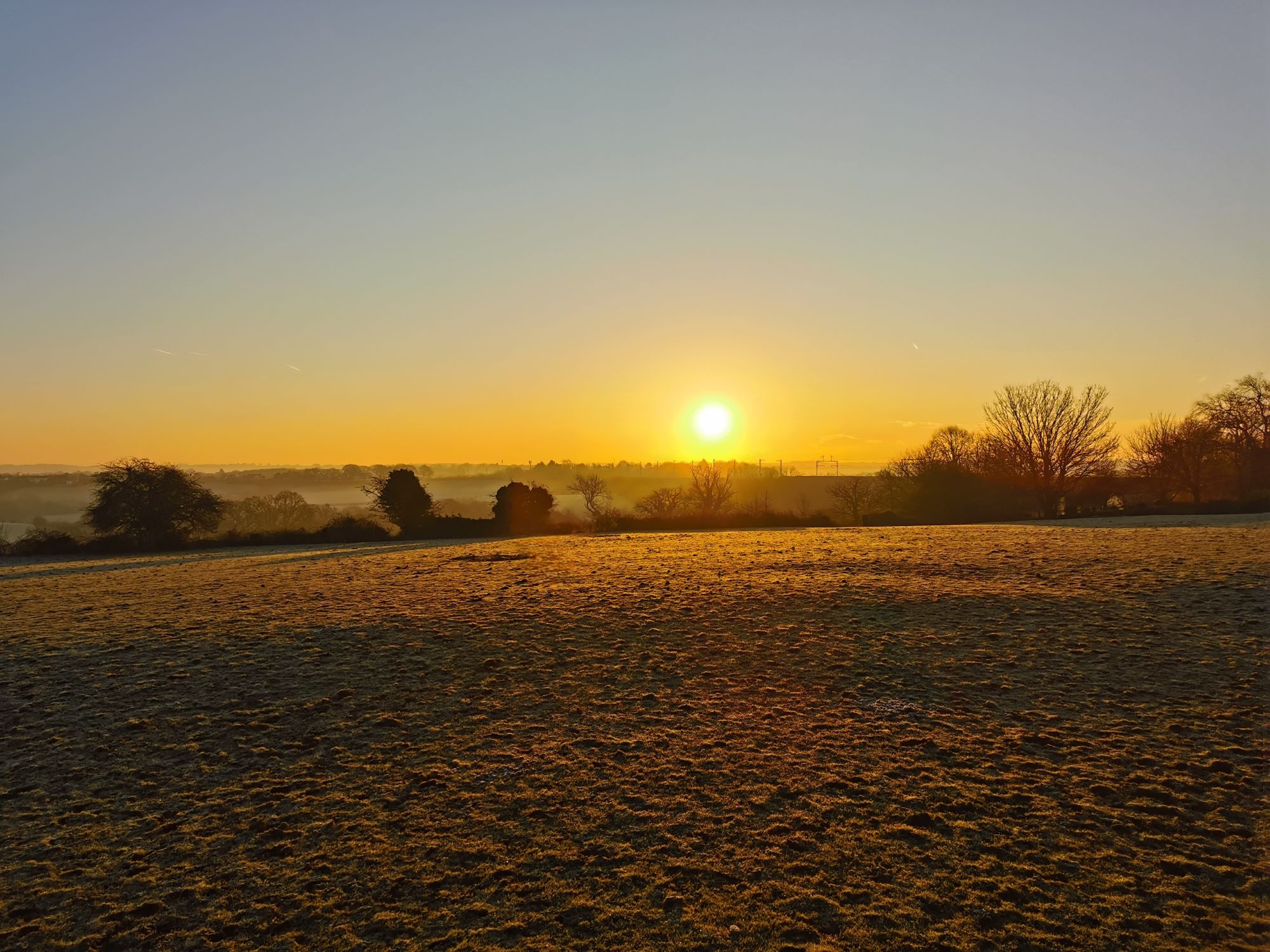 Photo 11 - WINNER - Vicky Zaffiro sunset over field winterbourne